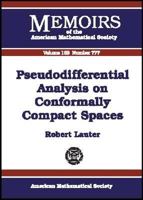 Pseudodifferential Analysis on Conformally Compact Spaces (Memoirs of the American Mathematical Society, No. 777) 0821832727 Book Cover