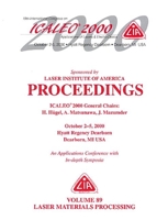Laser Materials Processing , ICALEO 2000 Proceedings, Volume 89 0912035625 Book Cover