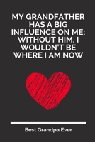 My Grandfather Has A Big Influence On Me; Without Him, I Wouldn’t Be Where I Am Now: 100 Pages 6'' x 9'' Lined Writing Paper For Grandpa | Perfect Gift For Grandpa 1697344739 Book Cover