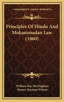 Principles Of Hindu And Mohammadan Law 1166308227 Book Cover