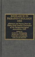 Research in Parapsychology 1993 0810834774 Book Cover