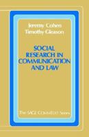 Social Research in Communication and Law 0803932677 Book Cover