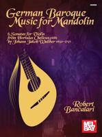 German Baroque Music for Mandolin 1513460501 Book Cover