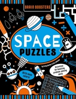 Brain Boosters Space Puzzles (with neon inks) Learning Activity Book for Kids: Activities for boosting problem-solving skills 1953344445 Book Cover