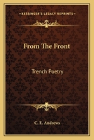 From The Front: Trench Poetry 1017079846 Book Cover