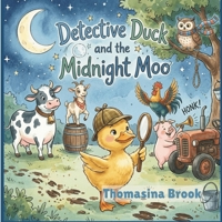 Detective Duck and the Midnight Moo: A Cozy Farm Mystery for Curious Kids (Detective Duck Mysteries) B0H6T43THX Book Cover