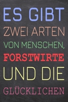 Es gibt zwei Arten von Menschen, Forstwirte und die Gl�cklichen: Forstwirt Punktraster Notizbuch, Notizheft oder Notizblock 110 Seiten B�ro Equipment & Zubeh�r Lustiges Geschenk zu Weihnachten oder Ge 1697506941 Book Cover
