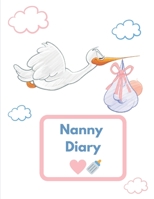 Nanny Diary: Baby Infotmation Logbook - Health Care Book for Newborns, Toddlers - Feed - Sleep - Diapers - Activities - Shopping List - (110 Pages, 8.5 x 11) 1672344514 Book Cover