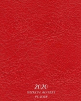 2020: Weekly and Monthly Planner/Calendar Jan 2020 – Dec 2020 Faux Red Leather 1697431461 Book Cover