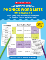 The Ultimate Book of Phonics Word Lists: Grades 4-5: Games & Word Lists for Reading, Writing, and Word Study 1546113657 Book Cover