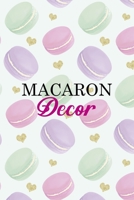 Macaron Decor: All Purpose 6x9 Blank Lined Notebook Journal Way Better Than A Card Trendy Unique Gift Gold Hearts Macaron 170434364X Book Cover