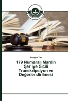 179 Numaralı Mardin Şer'iye Sicili Transkripsiyon ve Değerlendirilmesi 3639812840 Book Cover