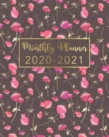 2020-2021 Monthly Planner: Florals Brown and Gold Design - Two Year Monthly Planner from January 2020 to December 2021 Calendar - 24 Months with US Holidays - 2 Year Schedule and Organizer 1708509011 Book Cover