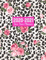 2020-2021 Two Year Planner: Cute Calendar Year Vision Planner (January 2020 - December 2021) - Monthly and Weekly Schedule Organizer and Journal Art Cover 00023188 1712848909 Book Cover