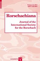 Rorschachiana: Journal of the International Society for the Rorschach, Vol 34 0889374589 Book Cover