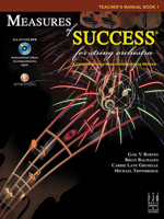 Measures of Success for String Orchestra Teacher's Manual Book 1 1619280930 Book Cover