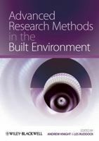 Advanced Research Methods in the Built Environment 1405161108 Book Cover