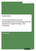 Personenkonstellationen Und Beziehungsebenen Im Nibelungenlied. Das Beispiel Von Siegfried, Hagen Und Kriemhild 3668360146 Book Cover