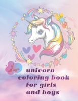 unicorn coloring book for girls and boys of al ages: Unicorn coloring book for children for all ages A collection of fun and ease in the coloring ... and his friends for children and preschoolers B08NRZ8YZV Book Cover