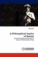 A Philosophical Inquiry of Beauty 3844301550 Book Cover