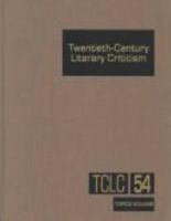 Twentieth-Century Literary Criticism Volume 41: Excerpts from Criticism of the Works of Novelists, Poets, Playwrights, Short Story Writers & Other Creative Wr 0810379740 Book Cover