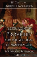 Septuagint's Proverbs and the Wisdom of Amenemope 1998636119 Book Cover