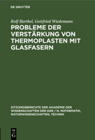 Probleme Der Verstärkung Von Thermoplasten Mit Glasfasern 3112502876 Book Cover