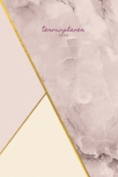 Terminplaner 2020 gold rosa: Wochenplaner rosa Kalender Taschenkalender und Terminkalender f�r das neue Jahr Termine selbst gestalten planen und organisieren a5 format modernes marmor und gold design  1676185046 Book Cover