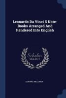 Leonardo Da Vinci's Note-Books - Arrange 1163150681 Book Cover