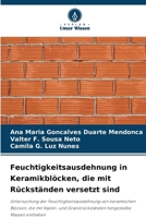 Feuchtigkeitsausdehnung in Keramikblöcken, die mit Rückständen versetzt sind (German Edition) 6207489411 Book Cover