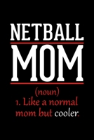 Netball Mom Notebook: Graph Paper Notebook with 120 pages 6x9 perfect as math book, sketchbook, workbook and diary Funny Gift for Netball Fans and Coaches 1677241853 Book Cover