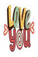 Love You: 6x9 College Ruled Line Paper 150 Pages 1792043317 Book Cover