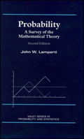 Probability: A Survey of the Mathematical Theory 0471154075 Book Cover