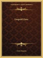 Leopold Zunz 1425461905 Book Cover