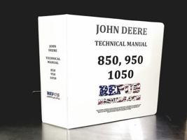John Deere 1050 Tractor Technical Service Repair Manual 1649270720 Book Cover