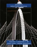 Student Solutions Manual for University Physics Volume 1 (CHS. 1-20) 0321696689 Book Cover