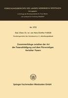 Zusammenhange Zwischen Der Art Der Faserschadigung Und Dem Filzvermogen Tierischer Fasern 366306719X Book Cover
