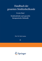 Strahlenklinik Und Spezielle Therapeutische Methodik 3642984533 Book Cover