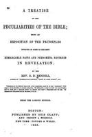 A Treatise on the Peculiarities of the Bible 1357475837 Book Cover