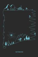 Notebook: MTB Mountain Bike Notebook Mountain Bike Gift for cyclists, kids, men and women who love cycling, mountain biking and bicycle adventures 1091639124 Book Cover
