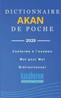 Dictionnaire Akan de Poche: Akan-Fran�ais, Fran�ais-Akan 1500766607 Book Cover