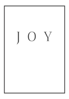 Joy: A decorative book for coffee tables, end tables, bookshelves and interior design styling Stack home books to add decor to any room. Monochrome effect cover: Ideal for your own home or as a gift f 1699284784 Book Cover