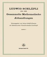 Gesammelte Mathematische Abhandlungen: Band I 3034840462 Book Cover