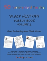 Black History Word Puzzle Book: Volume 2 B0BQ9R67B6 Book Cover