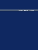 Cornell Notebook Pro: Large Note Taking System For School And University. College Ruled Pretty Light Notes. Blue Popsicle Grey Leaf Cover - Trendy Note Paper Journal. Cornell Notes Notebook. 1692699393 Book Cover