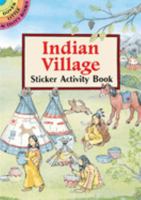 Indian Village Sticker Activity Book 048629644X Book Cover