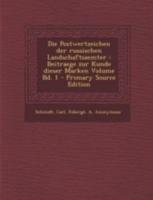 Die Postwertzeichen Der Russischen Landschaftsaemter: Beitraege Zur Kunde Dieser Marken Volume Bd. 1 1021565237 Book Cover