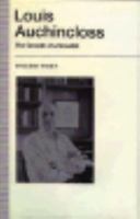 Louis Auchincloss: The Growth of a Novelist 1349213683 Book Cover