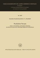 Physikalische Therapie 3663066398 Book Cover