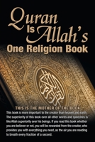 Quran Is Allah's One Religion Book 179608915X Book Cover